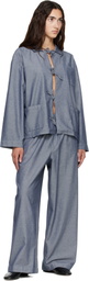 Baserange Navy Claude Lounge Pants