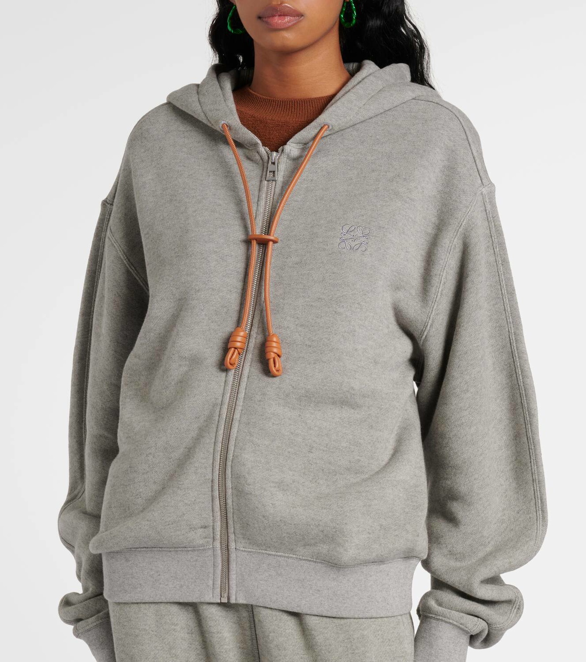 Loewe Flamenco cotton and cashmere hoodie