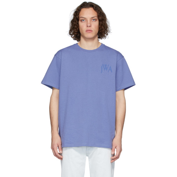 Photo: JW Anderson Blue Logo Embroidery T-Shirt