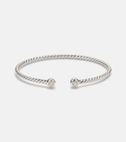 David Yurman Cable Flex® Micro 925 sterling silver bracelet with diamonds