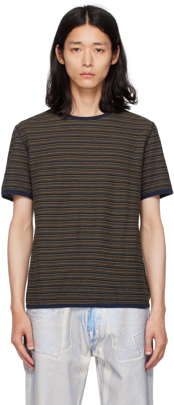 Our Legacy Brown & Navy Tanker T-Shirt Our Legacy