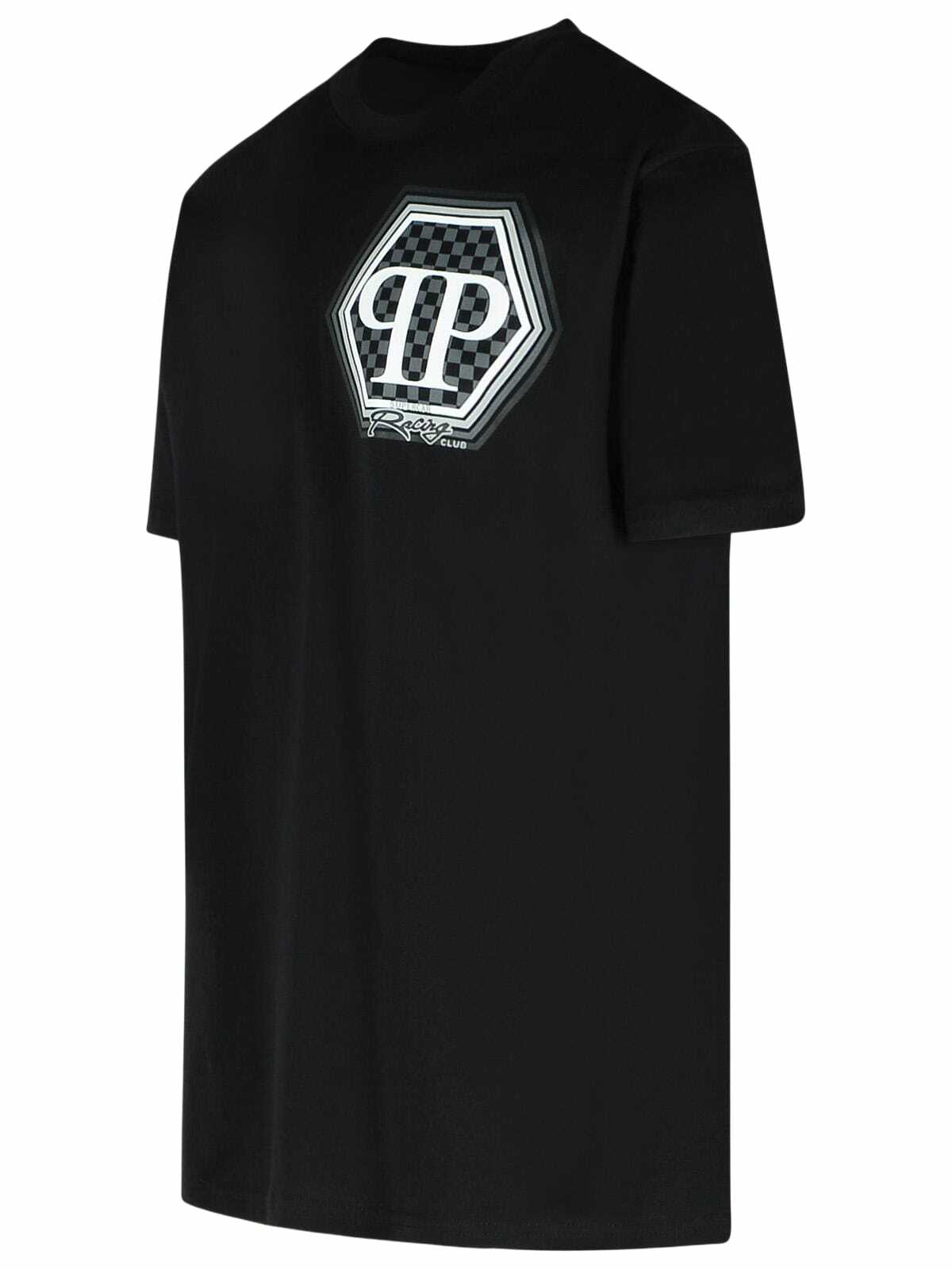 Philipp Plein Black Cotton T-shirt