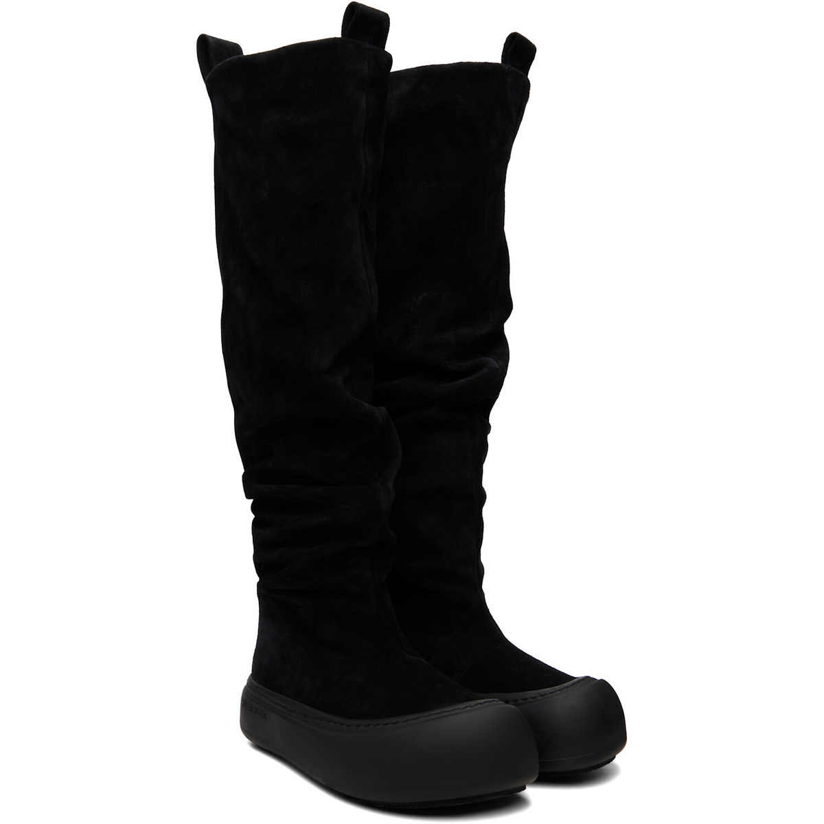 YUME YUME SSENSE Exclusive Black Fisherman Chelsea Boots