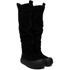 YUME YUME SSENSE Exclusive Black Fisherman Chelsea Boots