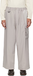 Y-3 Beige Sport Uniform Straight Cargo Pants