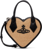 Vivienne Westwood Beige Josephine Heart Crossbody Bag