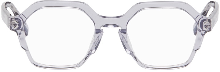 Photo: MCQ Gray Hexagonal Glasses