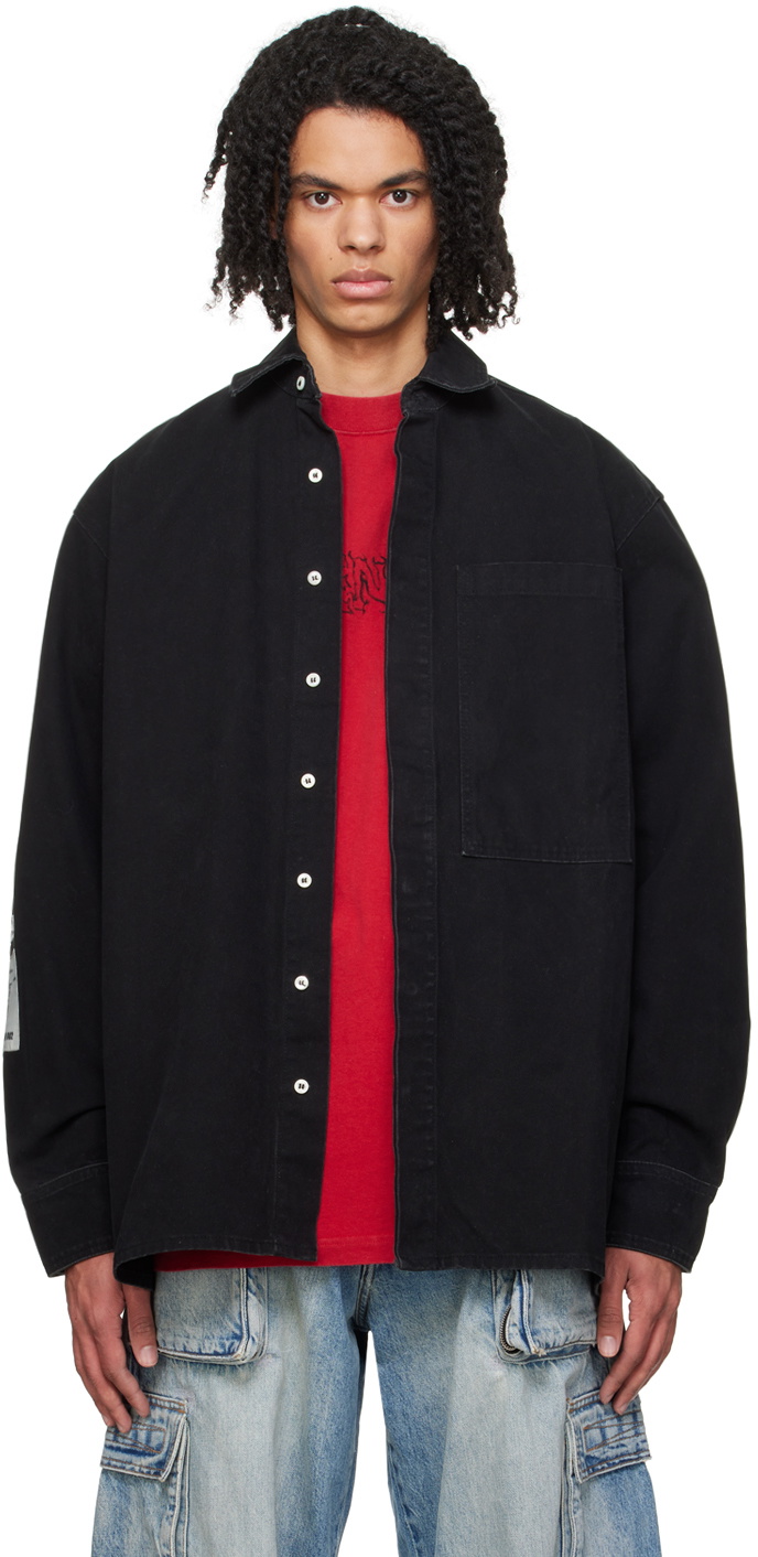 B1ARCHIVE Black Oversized Long Sleeve Shirt