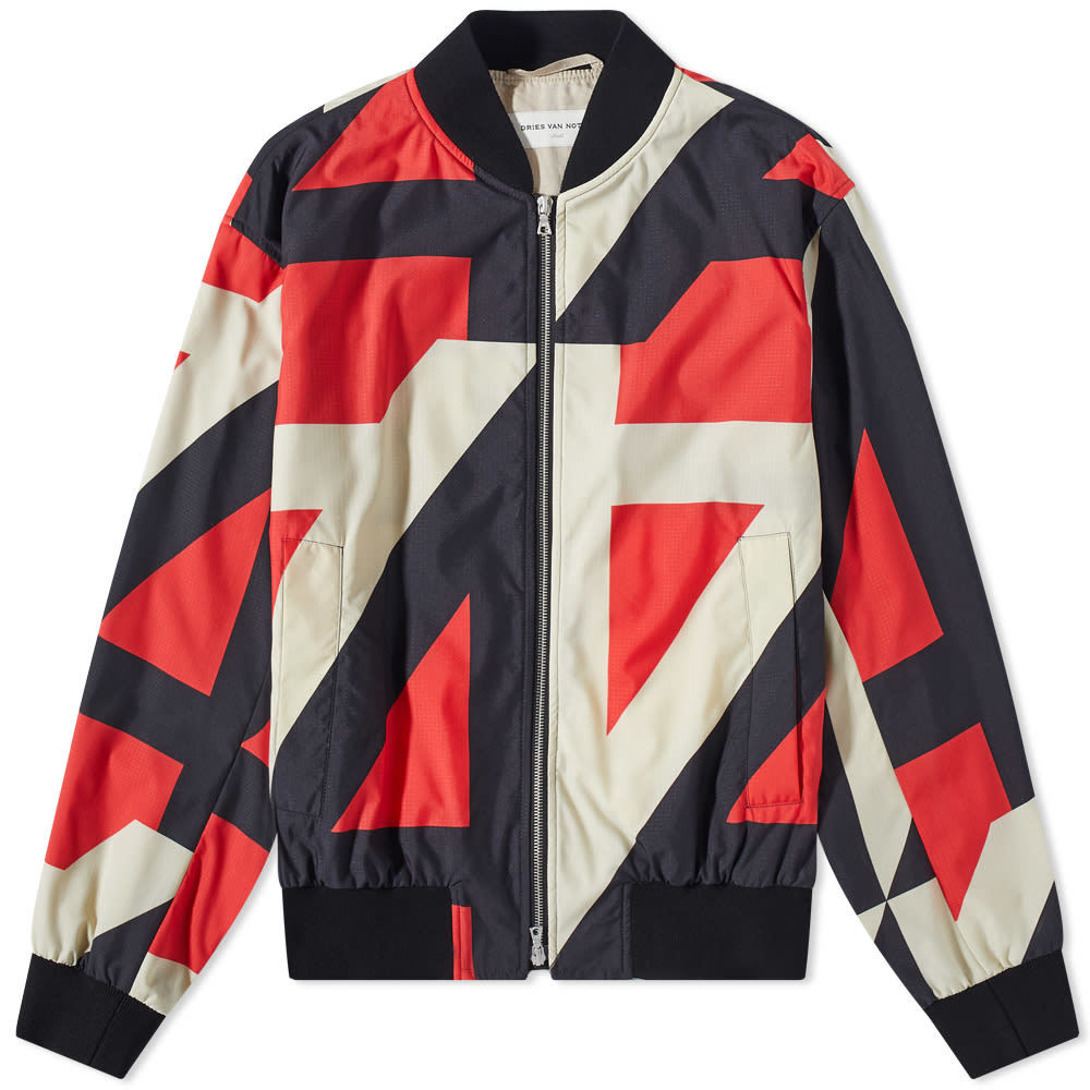 Dries Van Noten Print Volker Bomber Jacket Dries Van Noten