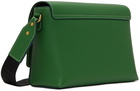 Burberry Green Vintage Check Note Crossbody Bag