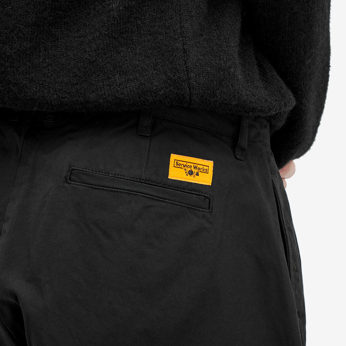 Service Works Men's Twill Part Timer Pants in Black Service Service Works Men's Twill Part Timer Pants in Black Service