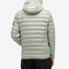 Stone Island Men's Lightweight Hooded Down Jacket in Grey