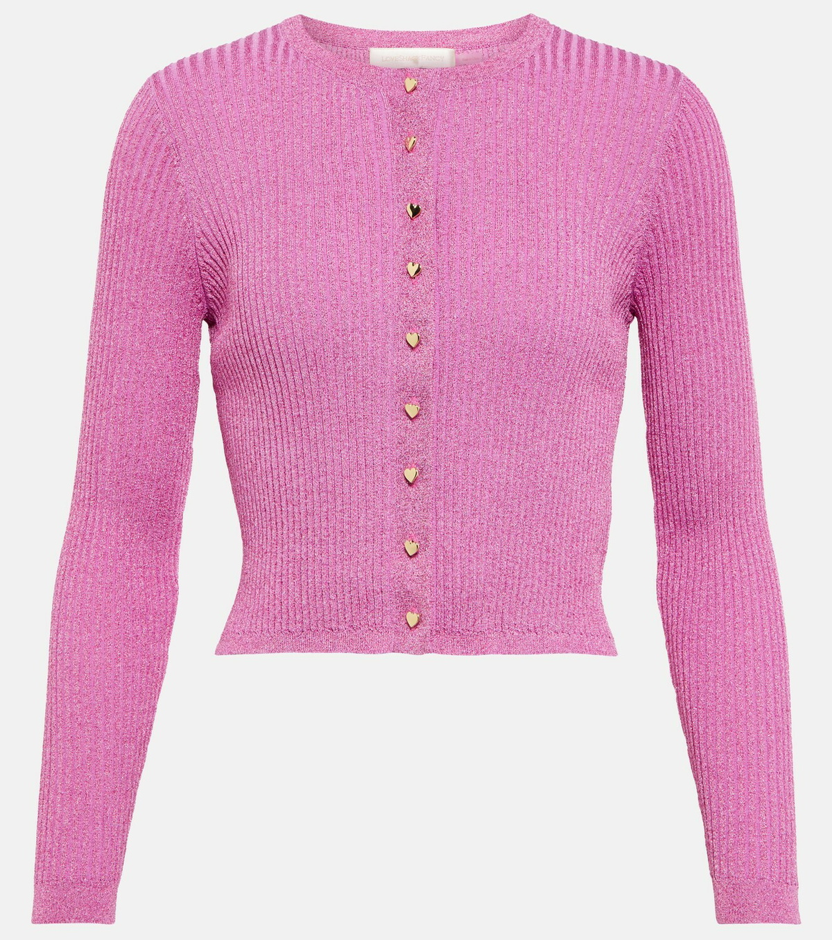 LoveShackFancy Hill Lurex® cropped cardigan