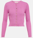 LoveShackFancy Hill Lurex® cropped cardigan