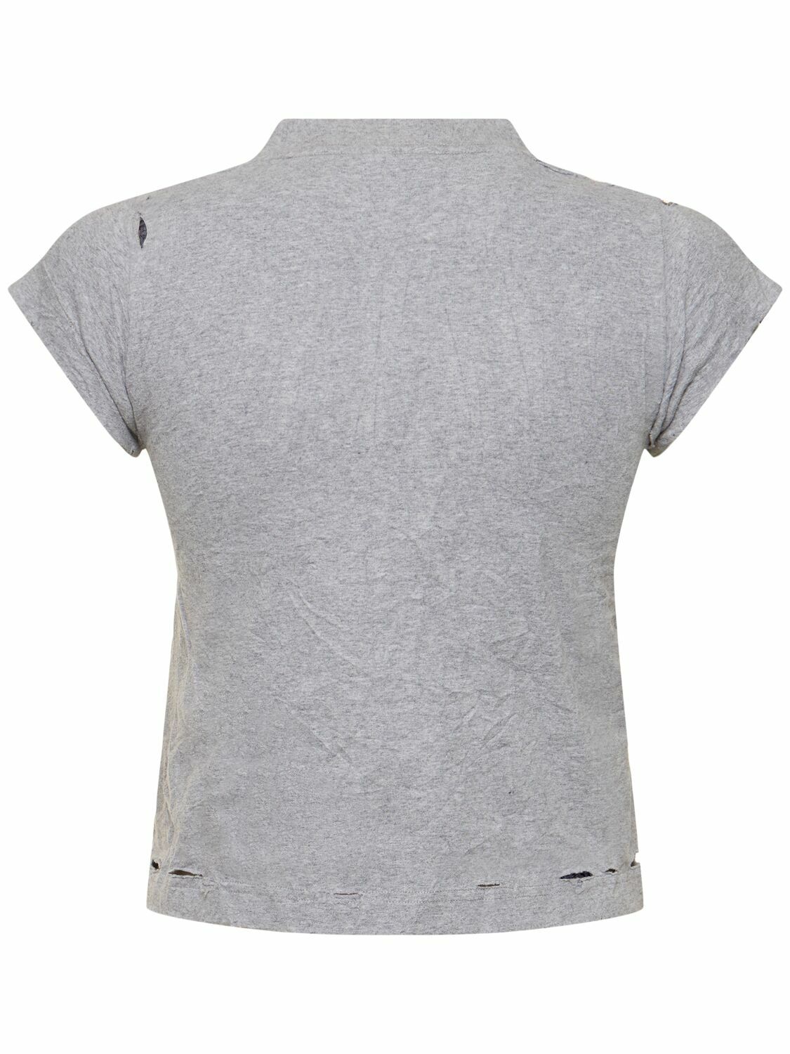 その他 BALENCIAGA THE  GLOBE Balenciaga Planet Earth oversized cotton T-shirt Balenciaga