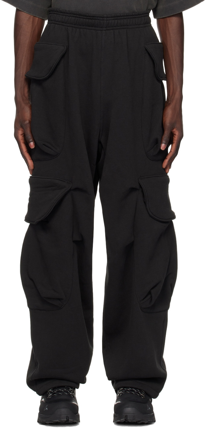Entire Studios Black Heavy Gocar Cargo Pants Entire Studios