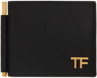 TOM FORD Black T Line Money Clip Wallet