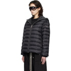 Rick Owens Moncler + Rick Owens Black Ziplock Down Jacket