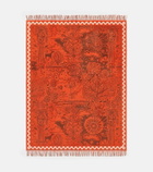La DoubleJ Ionic wool and cashmere intarsia blanket