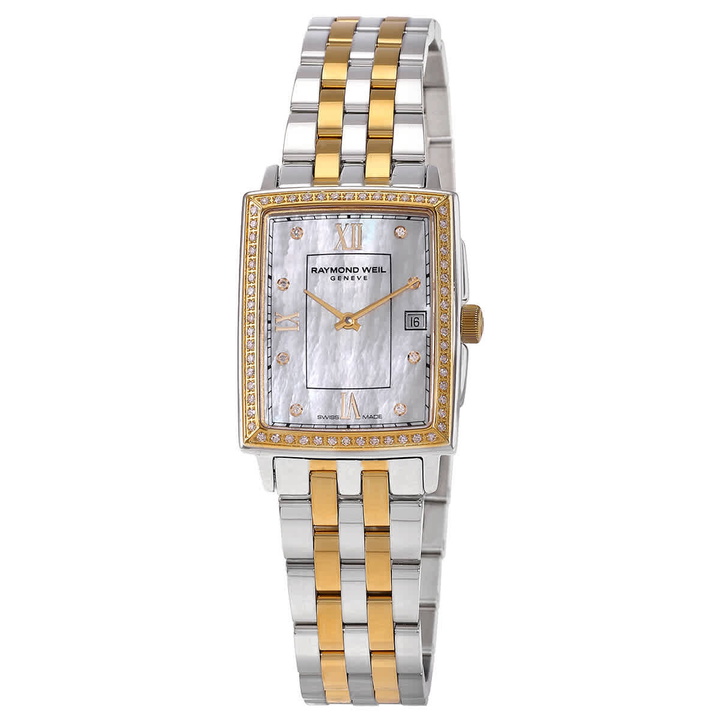 Photo: Raymond Weil Toccata Quartz Diamond White Mother of Pearl Dial Ladies Watch 5925 -SPS-00995