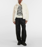 Moncler Pedrix faux fur down jacket