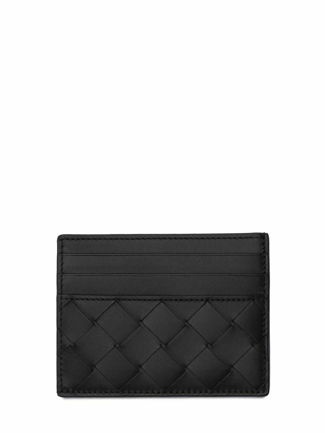 BOTTEGA VENETA - Intrecciato Leather Card Holder Bottega Veneta