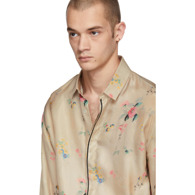 Haider Ackermann Beige Freesia Classic Shirt Haider Ackermann