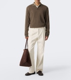 Le Kasha Crete cashmere polo sweater