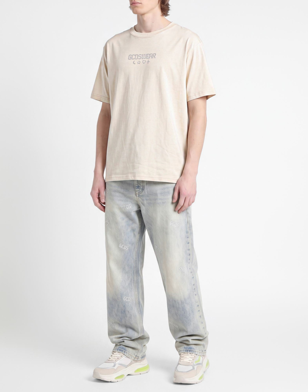 Gcds Mens T-shirt Slate in Blue