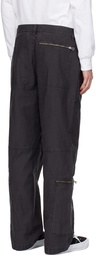 Stüssy Black Flight Trousers