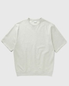 Les Deux Sully Patch SS Sweatshirt Grey Mens Shortsleefe