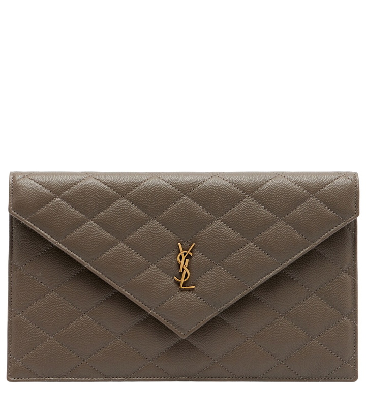 Photo: Saint Laurent Paris leather clutch