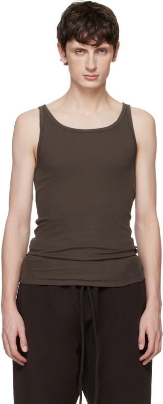 Photo: SKIMS Three-Pack Multicolor Skims Cotton Rib Tank Tops