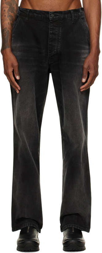 Photo: ALEXANDER DIGENOVA Black Underground Cargo Pants