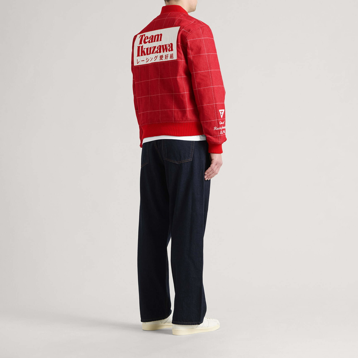Team Ikuzawa Aikou-Gumi Denim Jacket in Red
