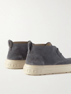 Salvatore Ferregamo - Montgomery Suede Chukka Sneakers - Gray