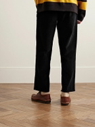 Portuguese Flannel - Straight-Leg Cotton-Corduroy Trousers - Black