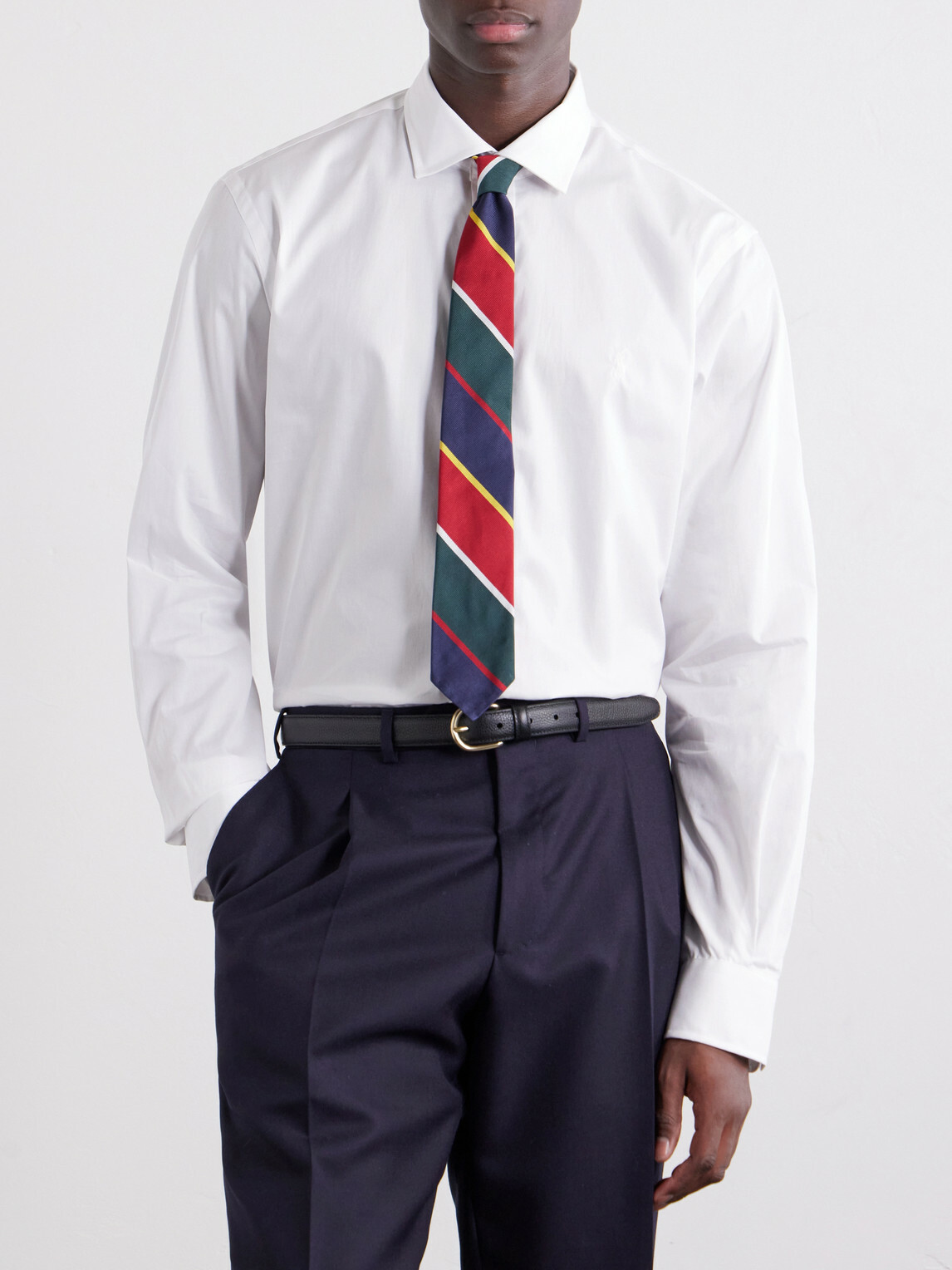 Polo Ralph Lauren - Logo-Embroidered Cotton-Poplin Shirt - White