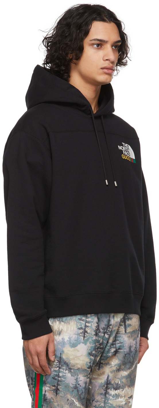 Gucci x The North Face Web Print Hoodie Black – AyZed Clothing