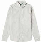 Gitman Vintage Men's Button Down Brush Oxford Shirt in Grey