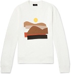 Joseph - Printed Fleece-Back Cotton-Jersey Sweatshirt - Men - White