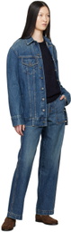 KHAITE Blue 'The Ross' Denim Jacket