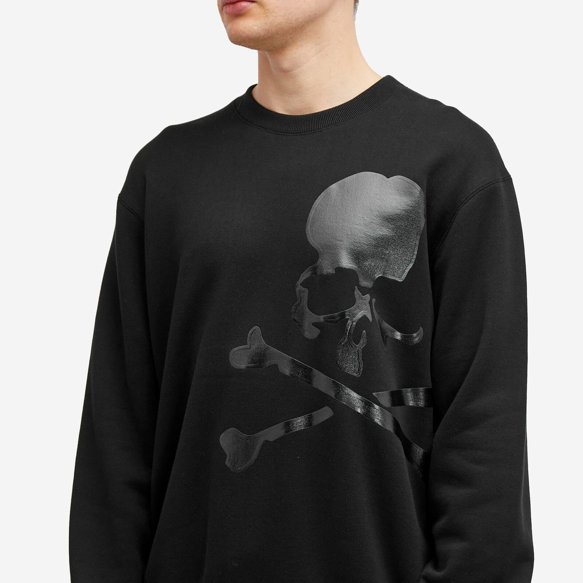 MASTERMIND WORLD Men's Loopwheel Logo Crew Sweatshirt in MASTERMIND WORLD Men's Loopwheel Logo Crew Sweatshirt in