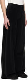 The Row Black Chani Trousers