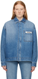 JACQUEMUS Blue Les Sculptures 'La chemise de-Nîmes' Denim Jacket