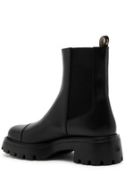 Stuart Weitzman Emerson 50 Leather Chelsea Boots Black