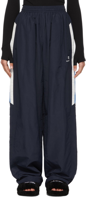 Photo: Balenciaga Navy One-Size Tracksuit Lounge Pants