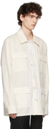 Botter White Poplin Lace-Up Shirt