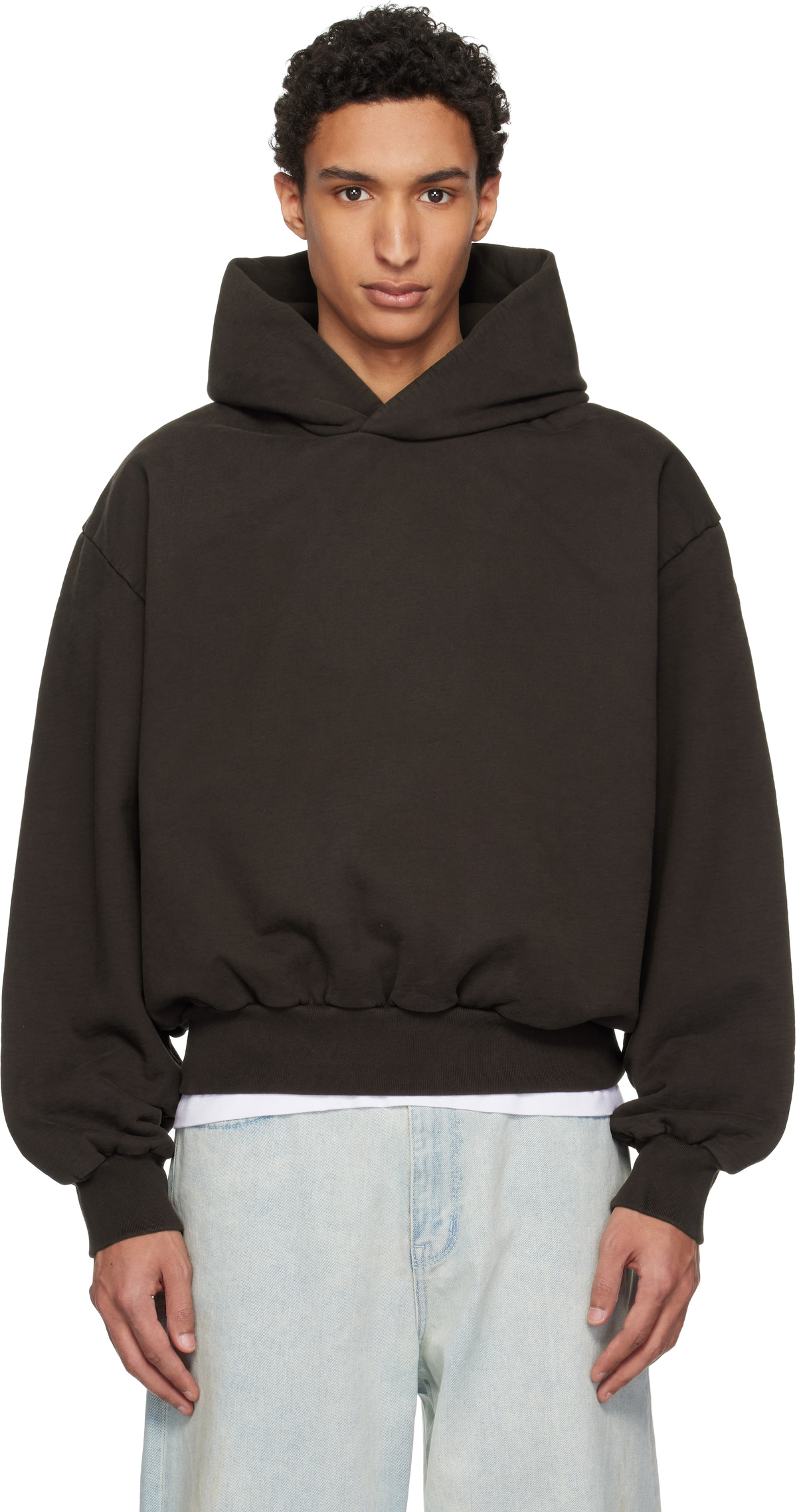 Fear of God Brown Classic Half Raglan Hoodie