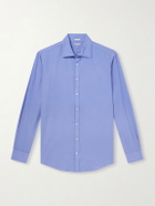Massimo Alba - Genova Cotton Shirt - Blue